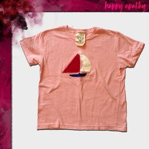 Left Field NYC Pink Sailboat T-Shirt